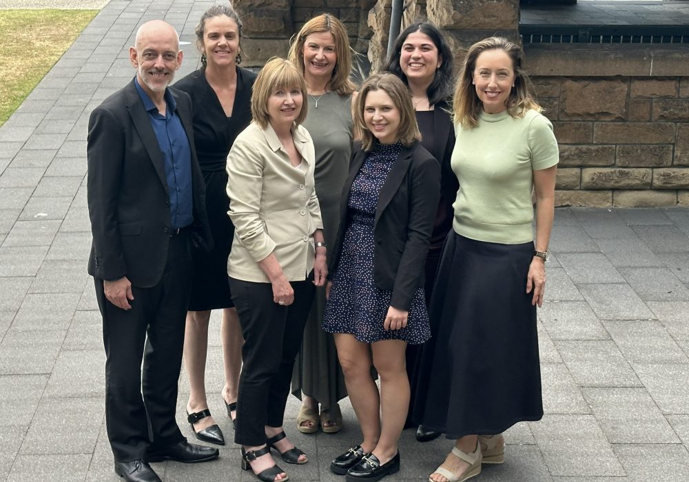 Left to right: VFFF team members David Hardie, Claire Mannion, Lynn Anderson, Jenny Wheatley, Natalie Buckett, Ellen Frith, Peta Rennie