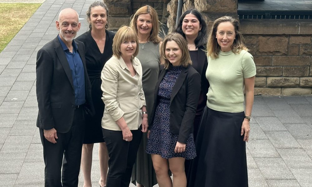 Left to right: VFFF team members David Hardie, Claire Mannion, Lynn Anderson, Jenny Wheatley, Natalie Buckett, Ellen Frith, Peta Rennie